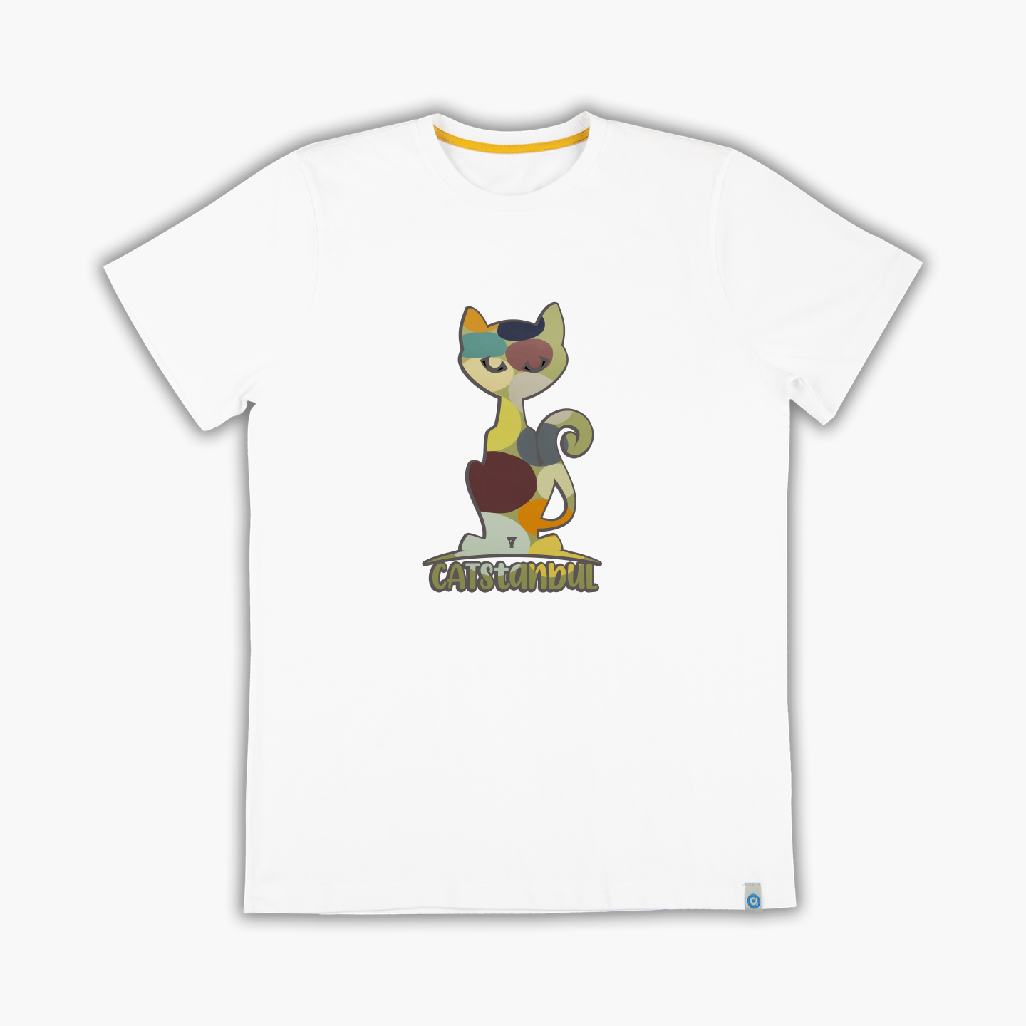 CATStanbul Renkli Puantiyeli - Tişört