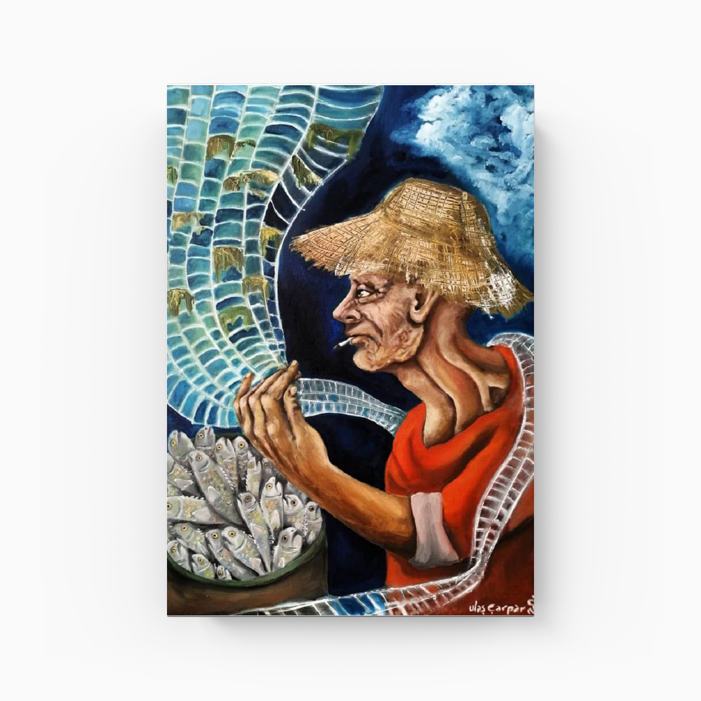 fisherman - Canvas Print