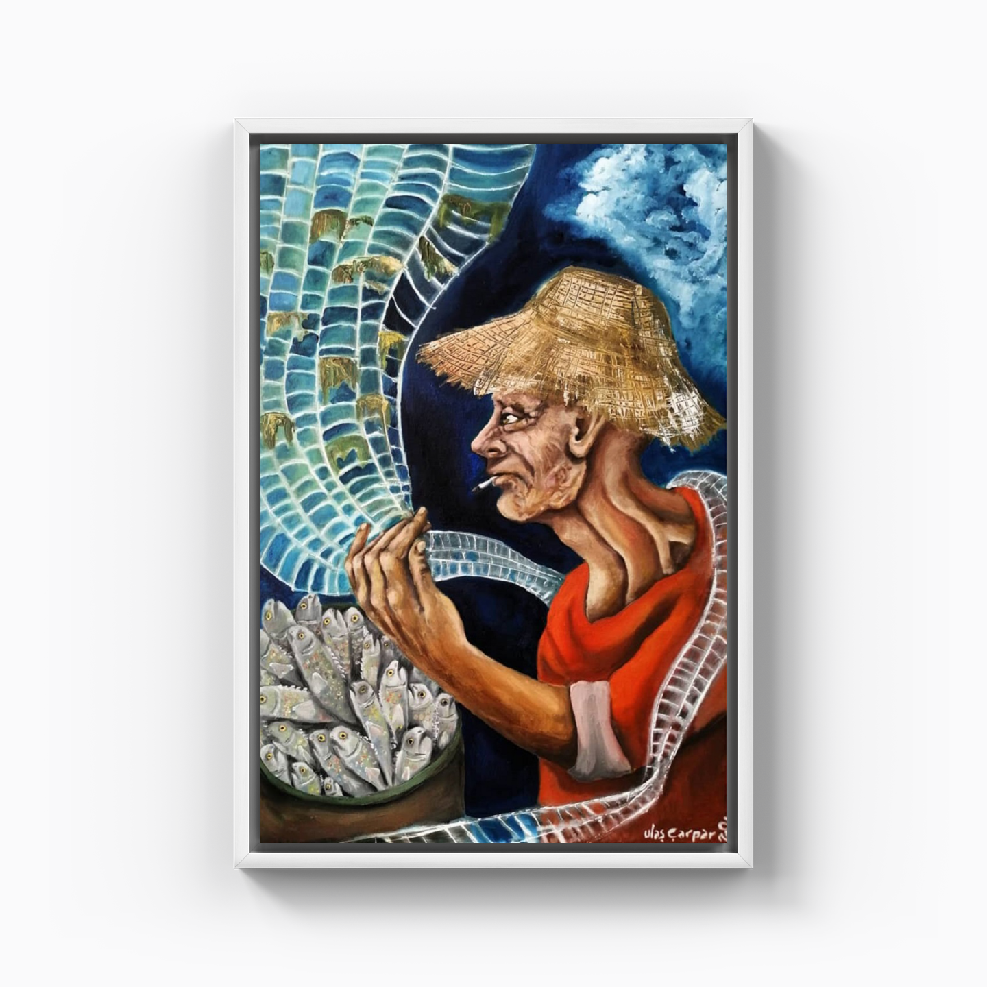 fisherman - Canvas Print