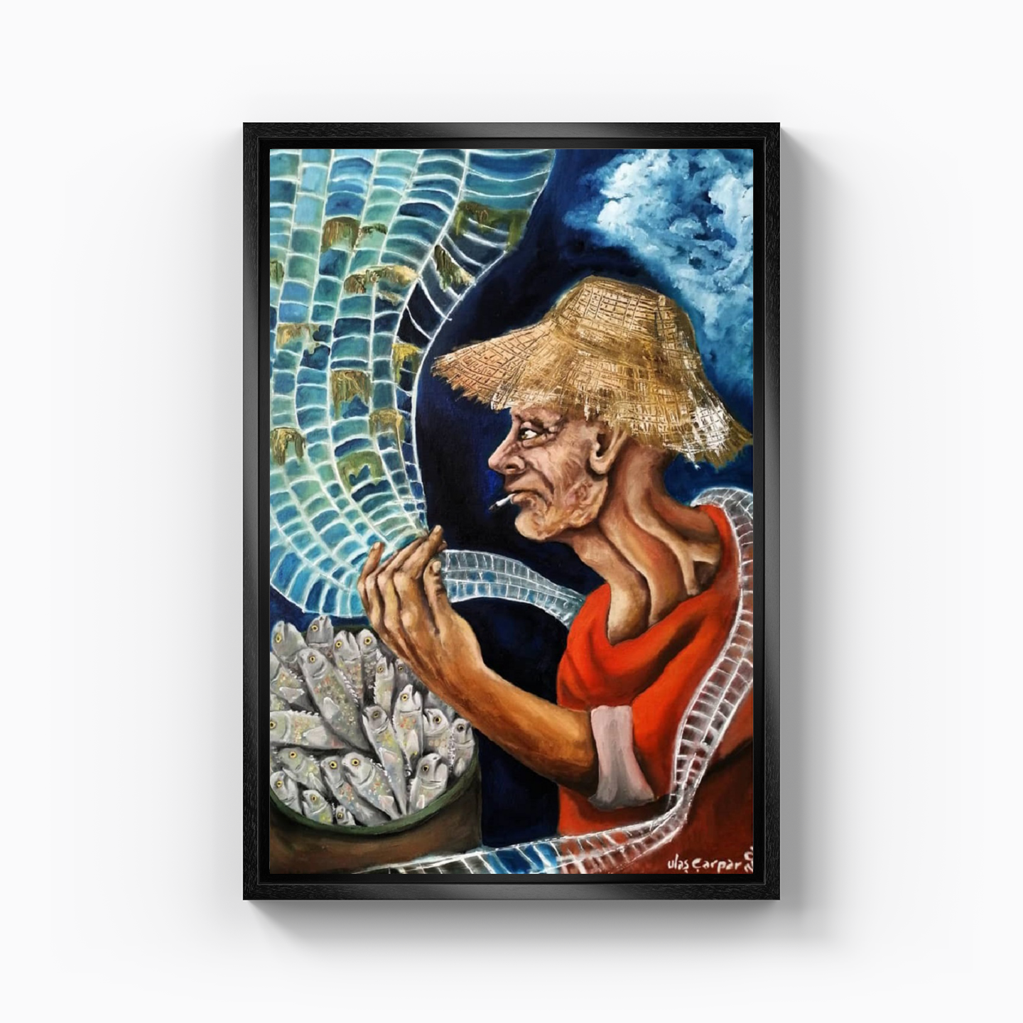 fisherman - Canvas Print