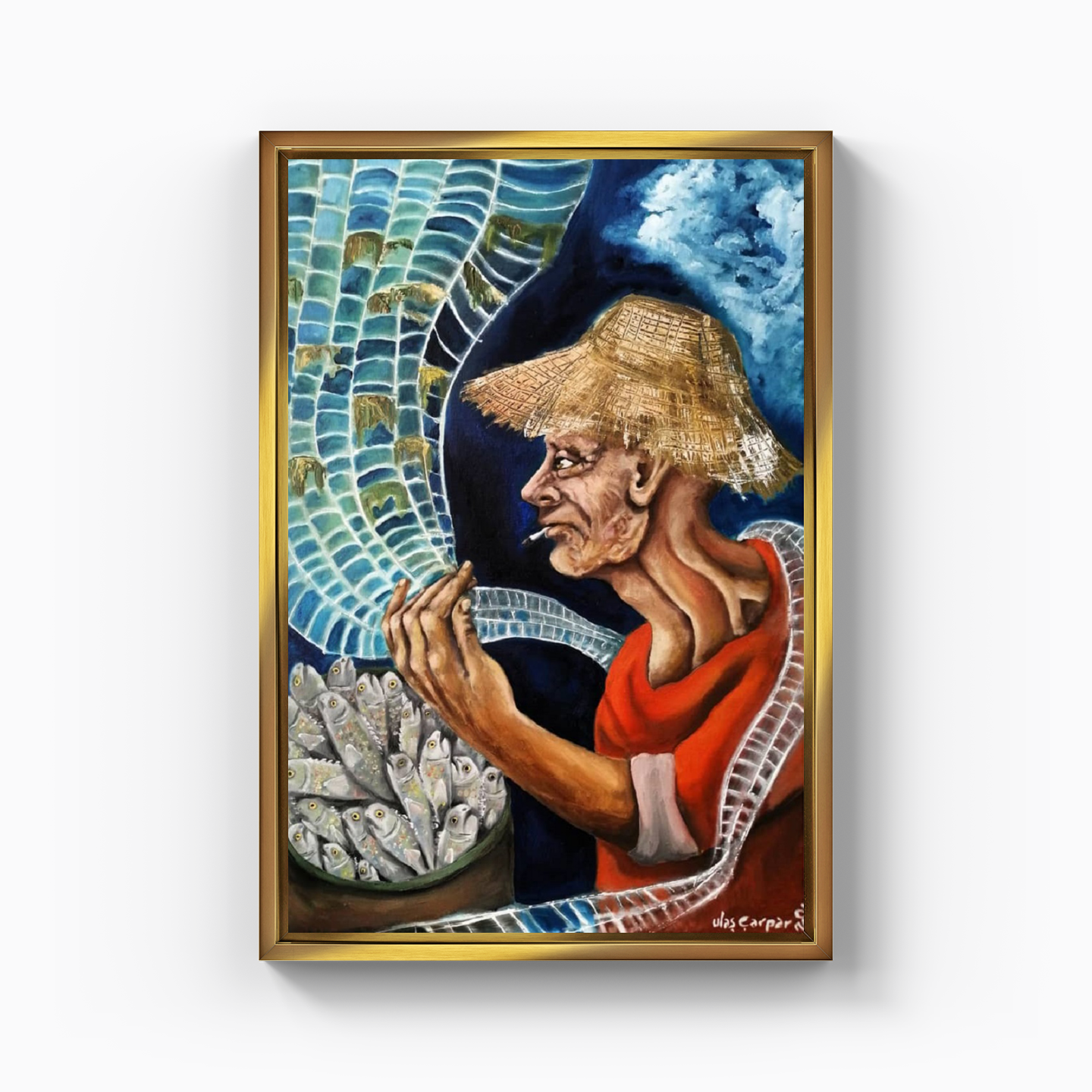 fisherman - Canvas Print