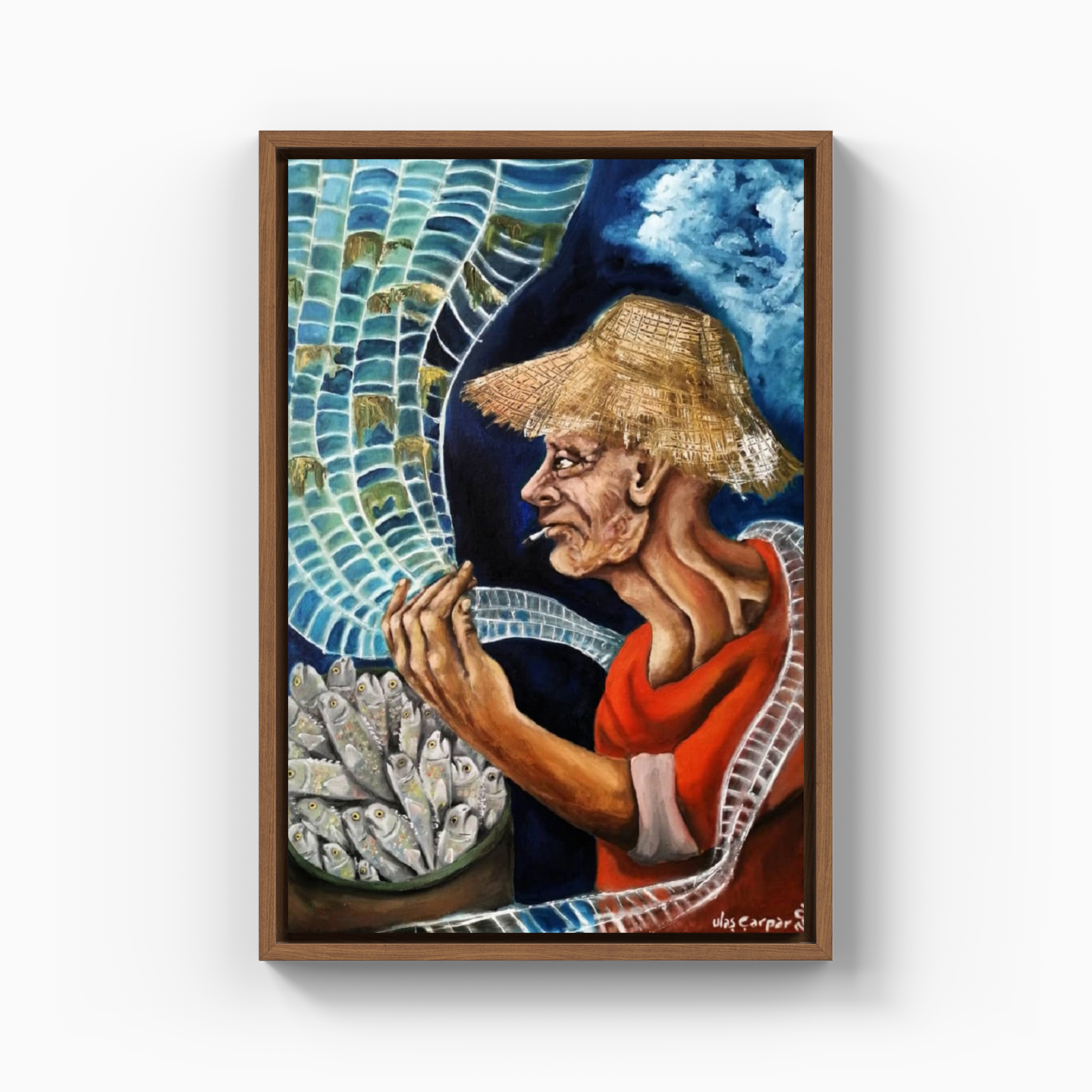 fisherman - Canvas Print