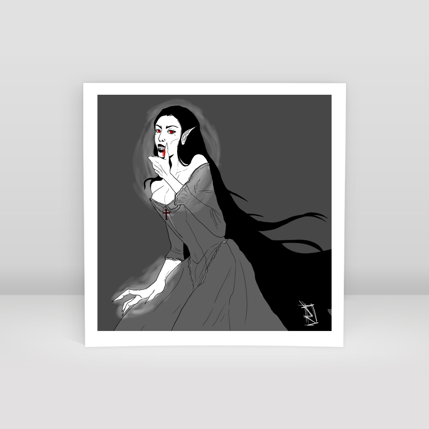 vampires will never hurt you - Art Print