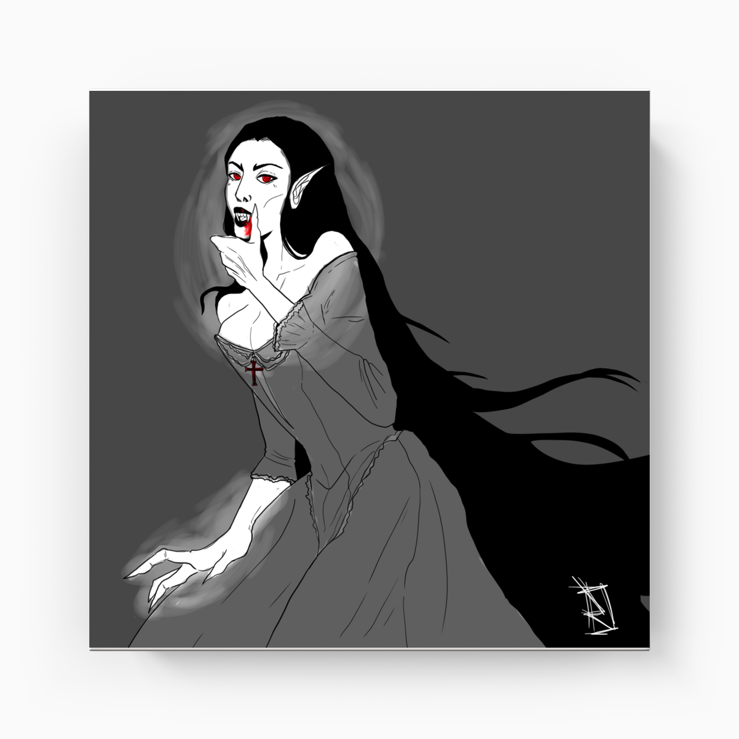 vampires will never hurt you - Kanvas Tablo