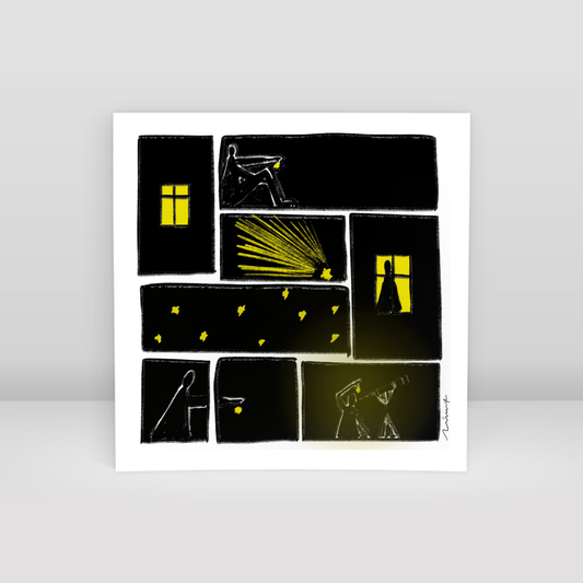 I opened a window and took a breath - Art Print