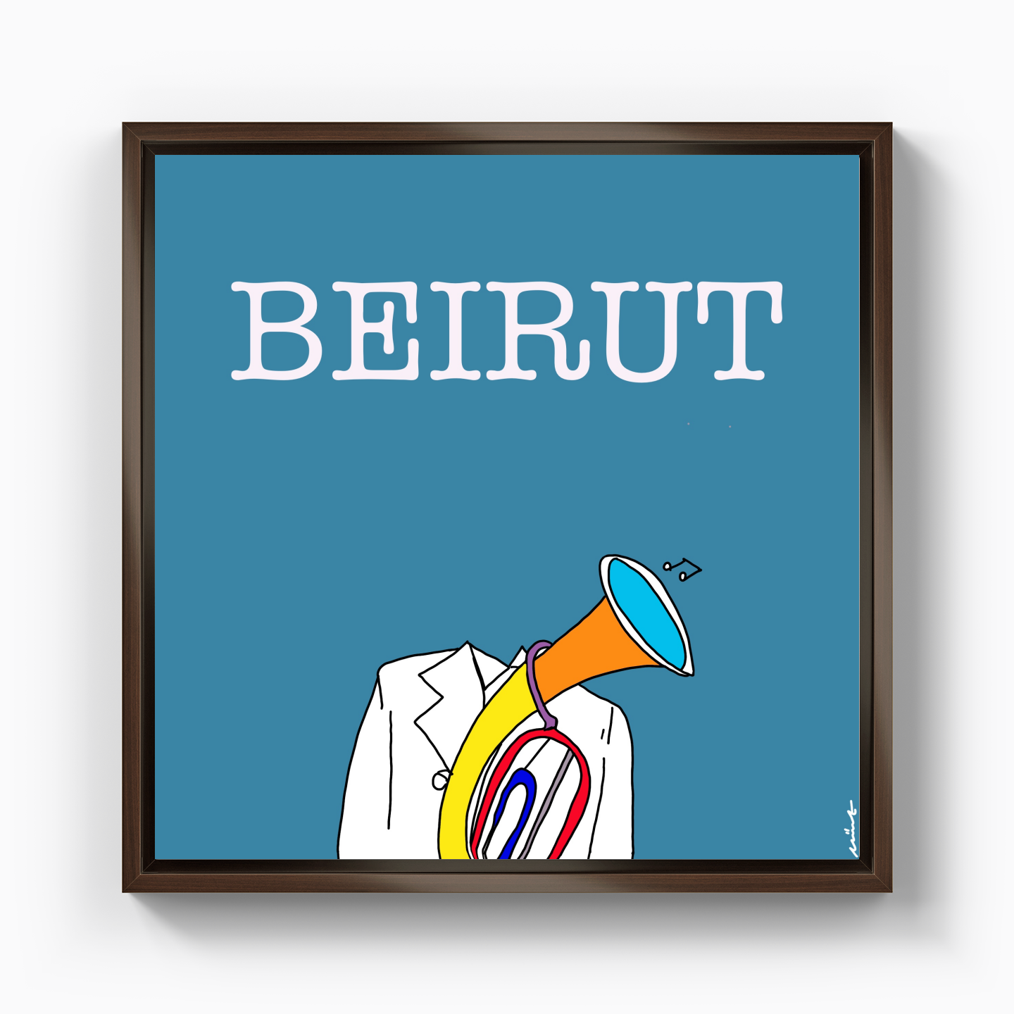 Beirut - Kanvas Tablo