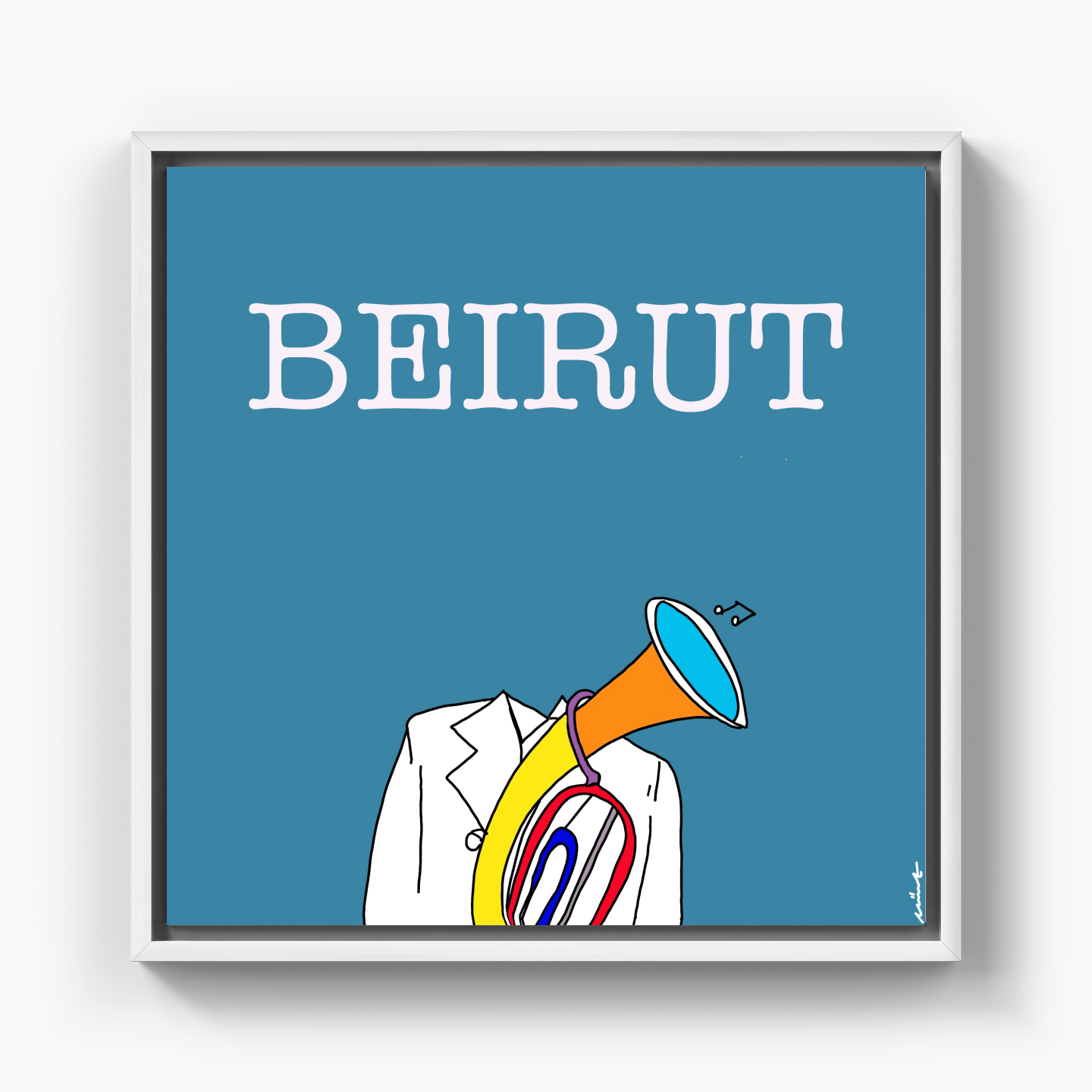 Beirut - Kanvas Tablo