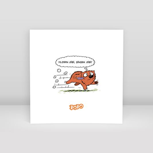 Şinşek - Art Print