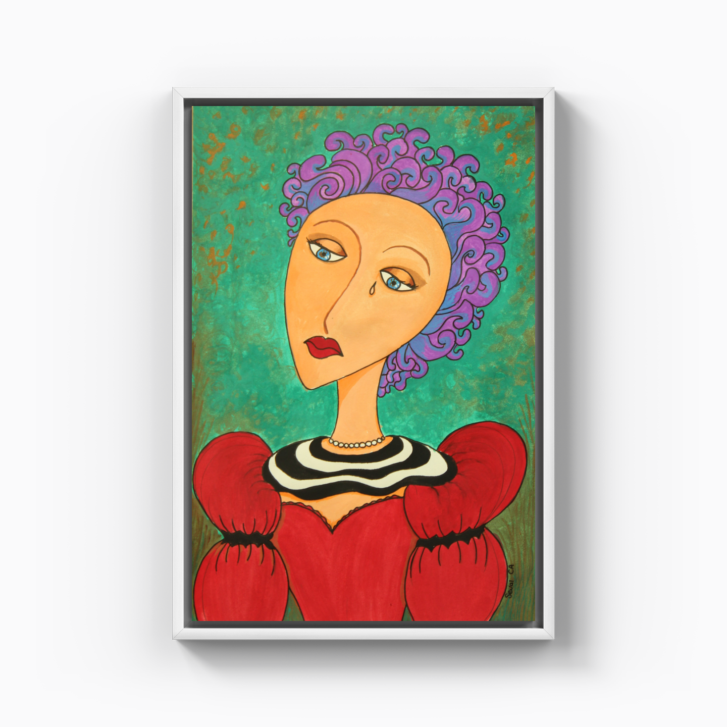 Derinlerde Bir Yerde - Kanvas Tablo