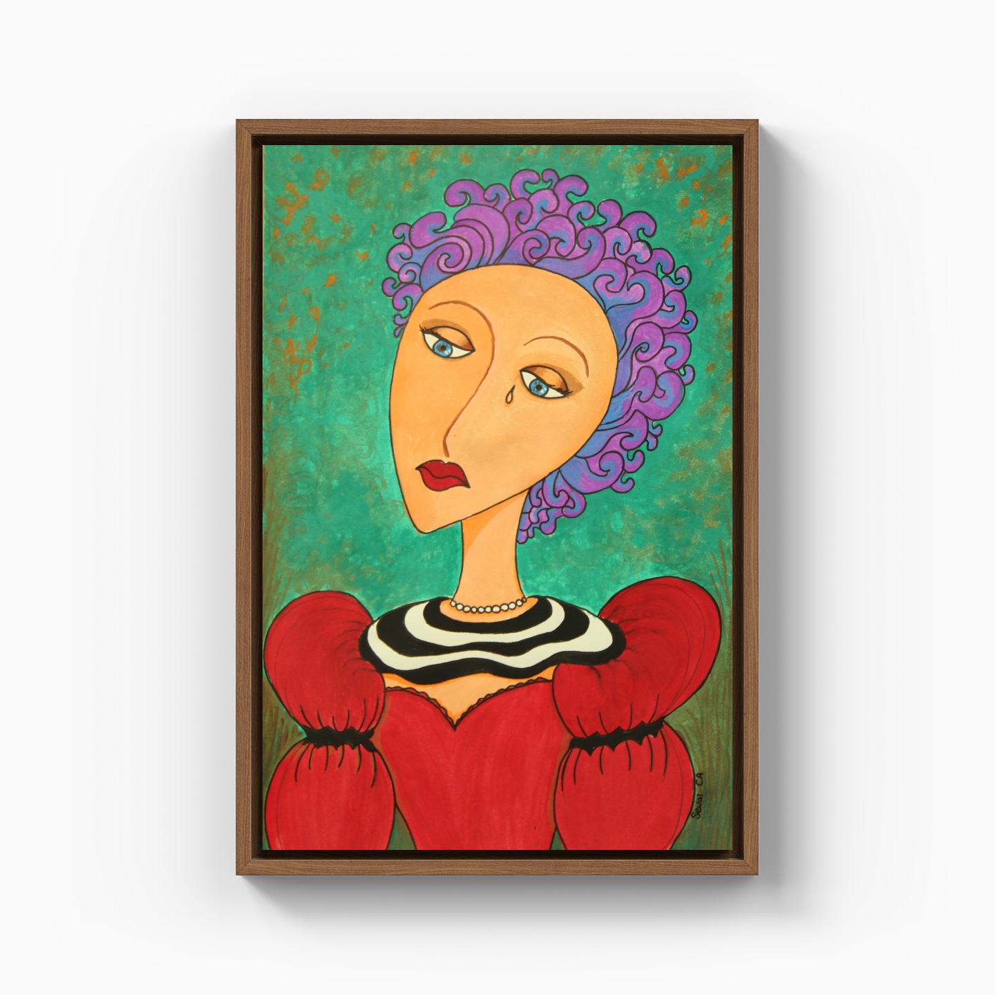 Derinlerde Bir Yerde - Kanvas Tablo