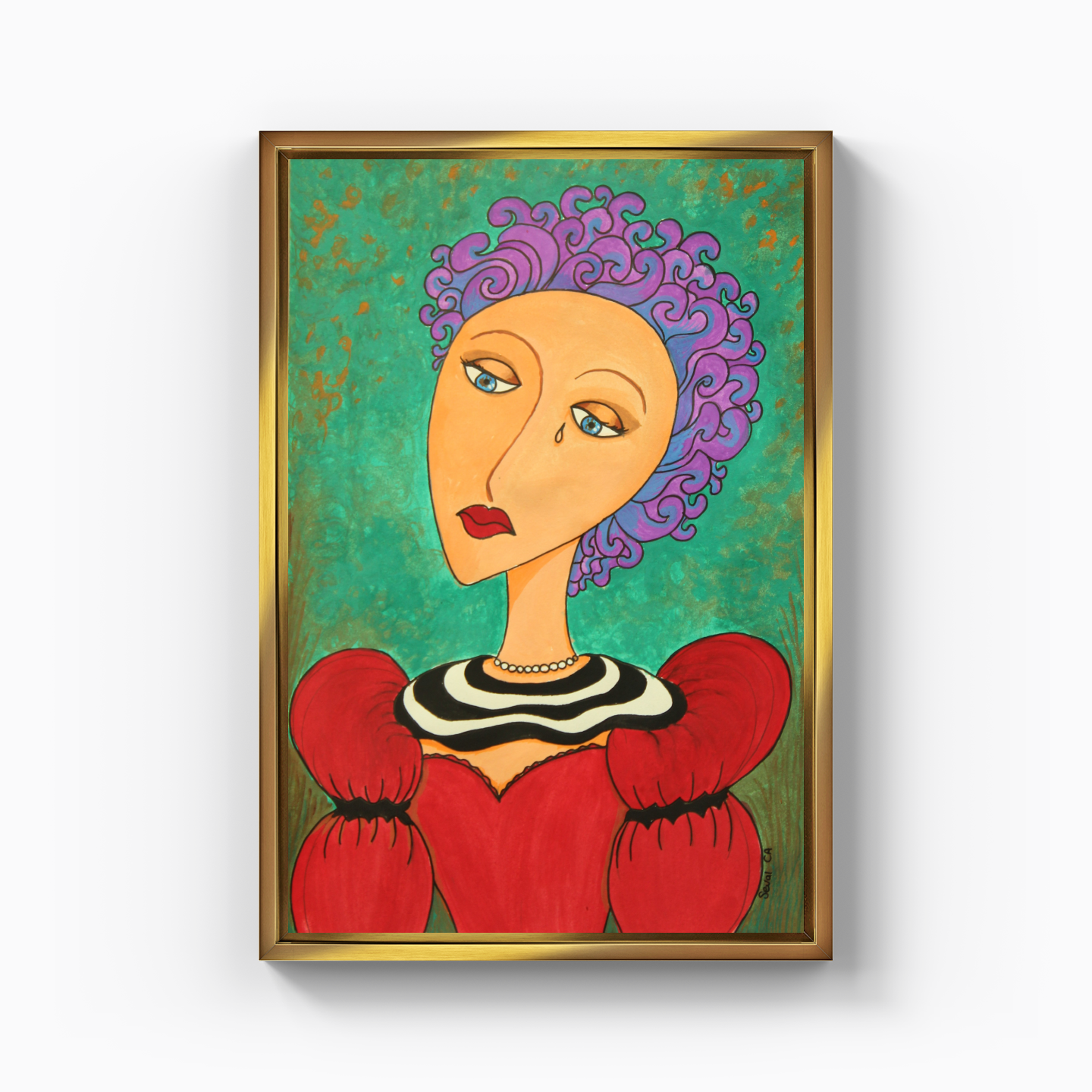 Derinlerde Bir Yerde - Kanvas Tablo