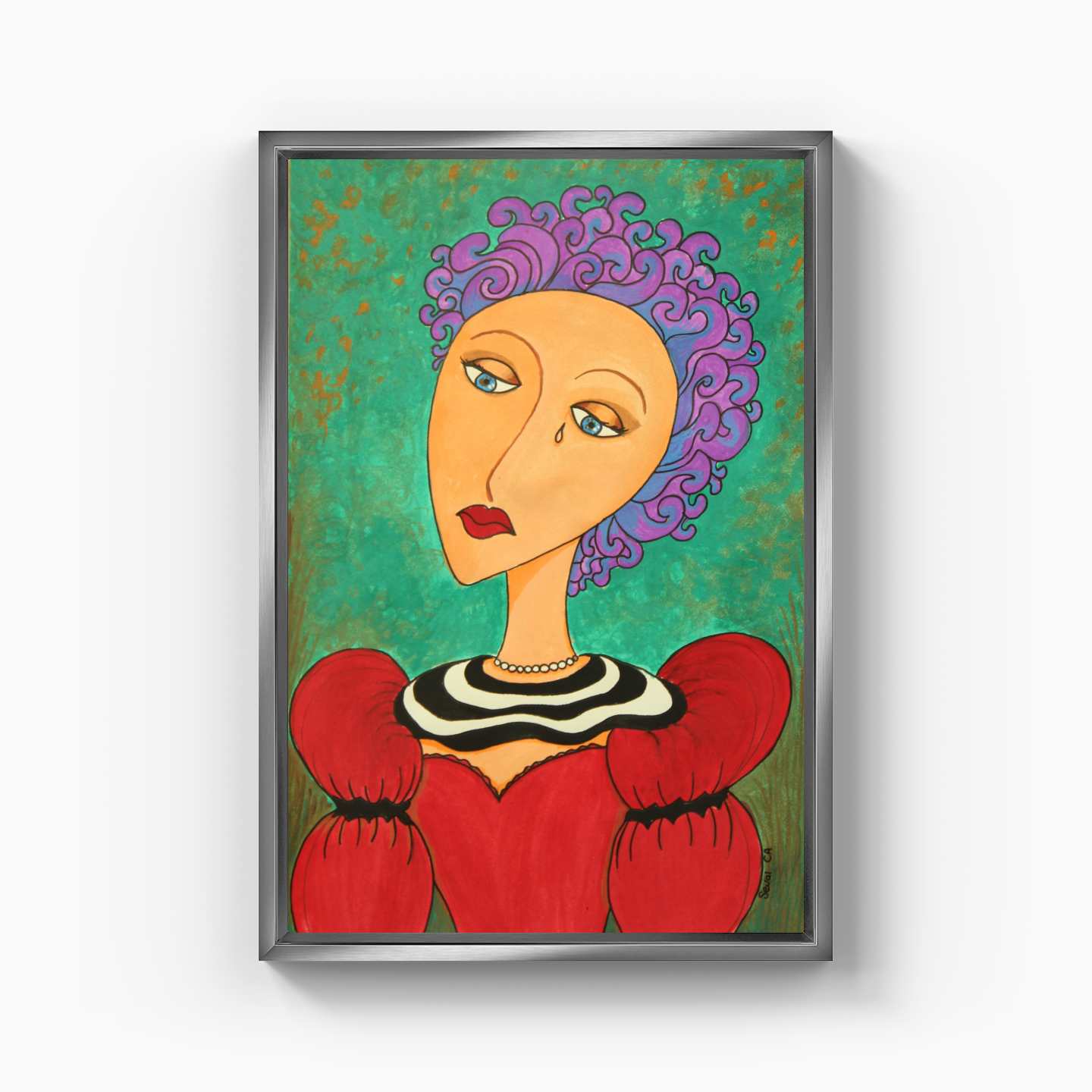 Derinlerde Bir Yerde - Kanvas Tablo