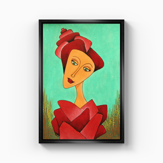 Through the Roses - Canvas Print