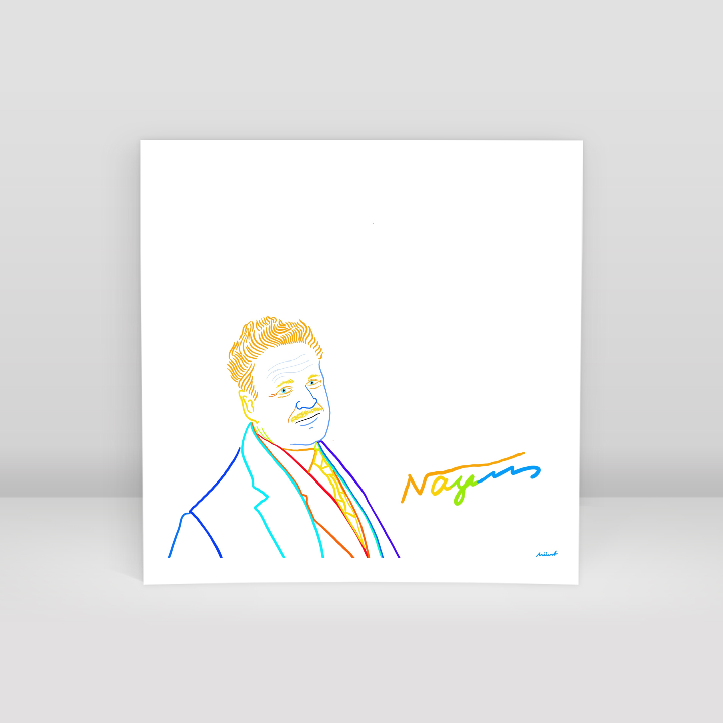 Nazım Hikmet - Art Print – ArtZula