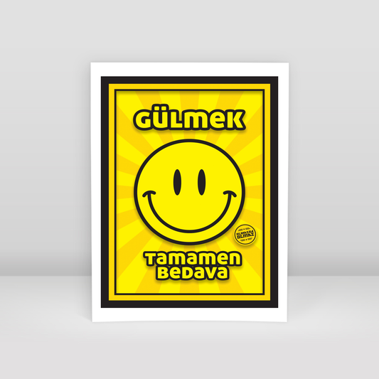 gülmek - Art Print