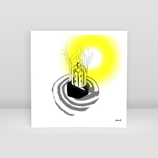 four corners - Art Print