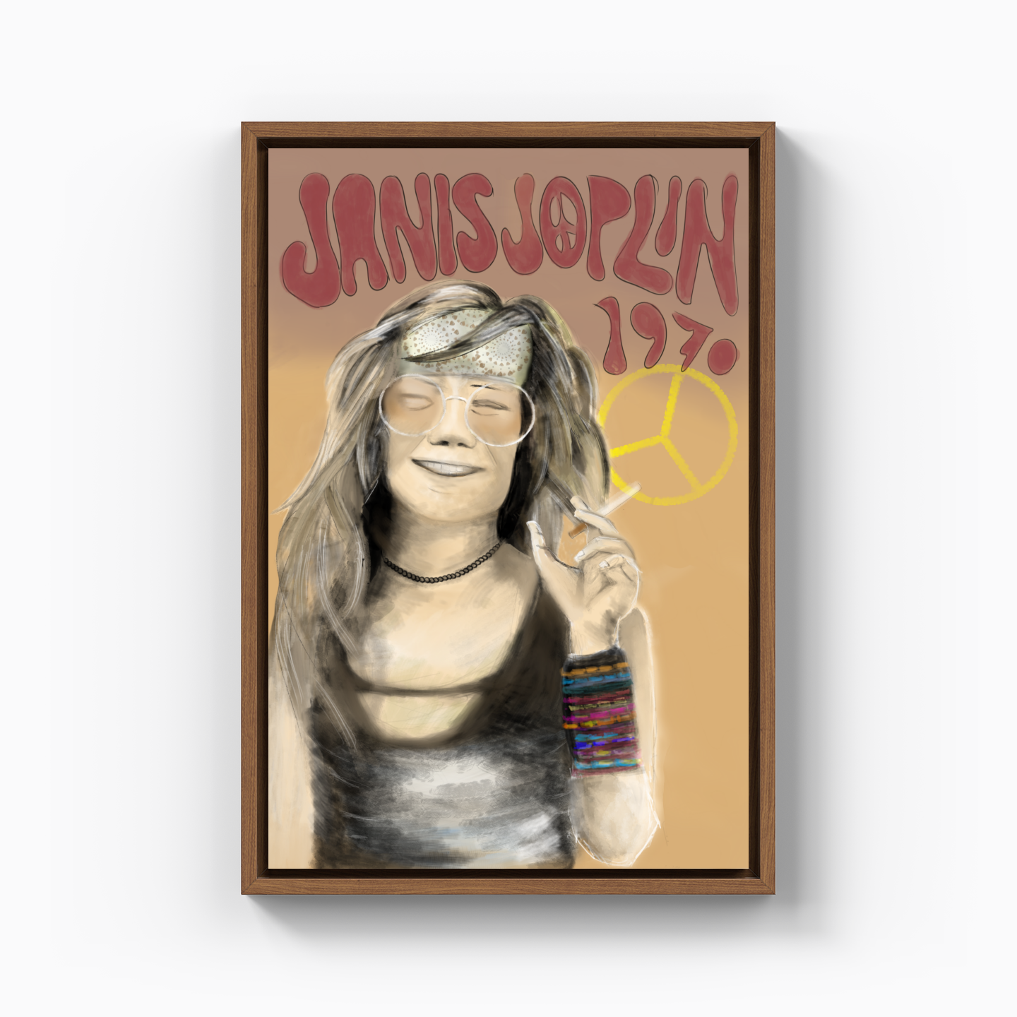 Janis Joplin - Kanvas Tablo