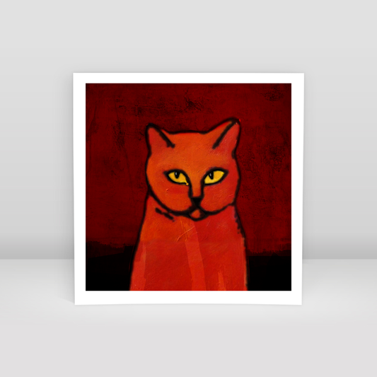 Red Cat - Art Print