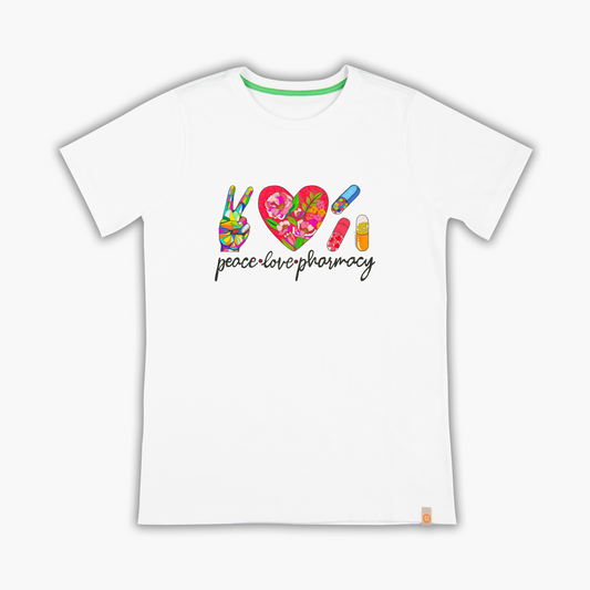 peace, love, pharmacy - T-Shirt