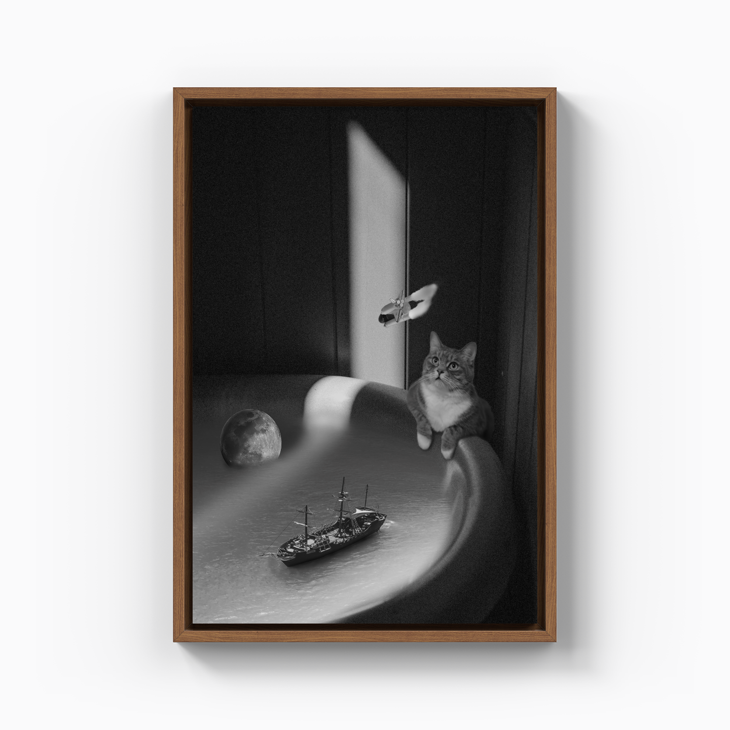 Cat's Dream - Kanvas Tablo