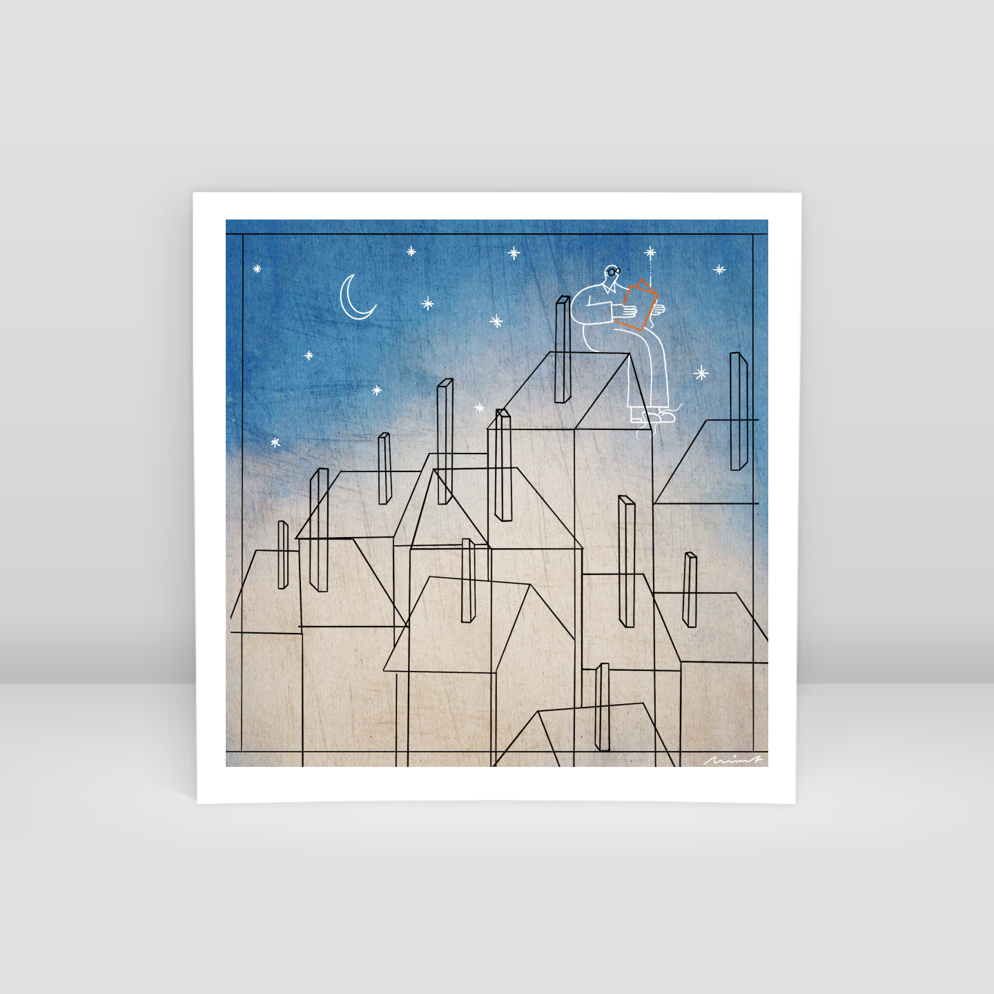 fly to high - Art Print