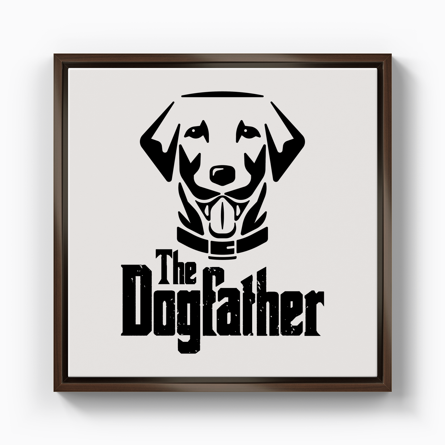The Dogfather - Kanvas Tablo