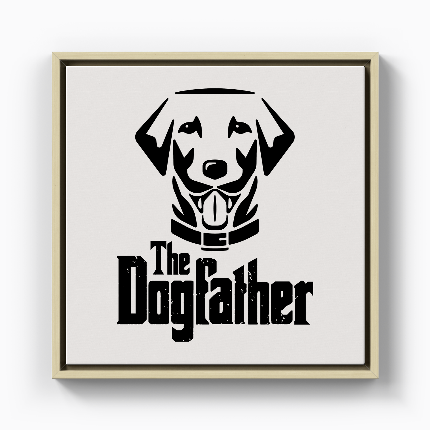 The Dogfather - Kanvas Tablo