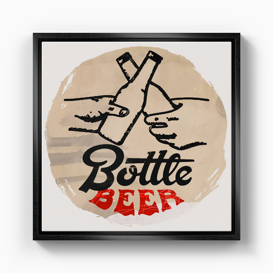 Bottle Beer - Kanvas Tablo