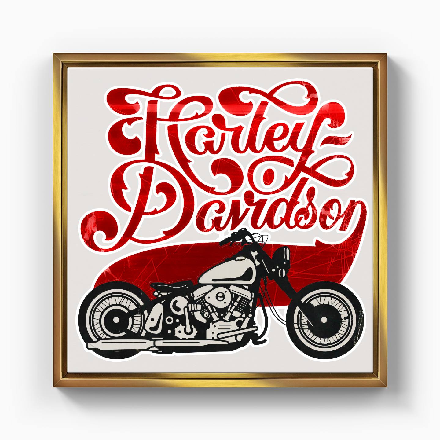 Harley Davidson Vintage - Kanvas Tablo