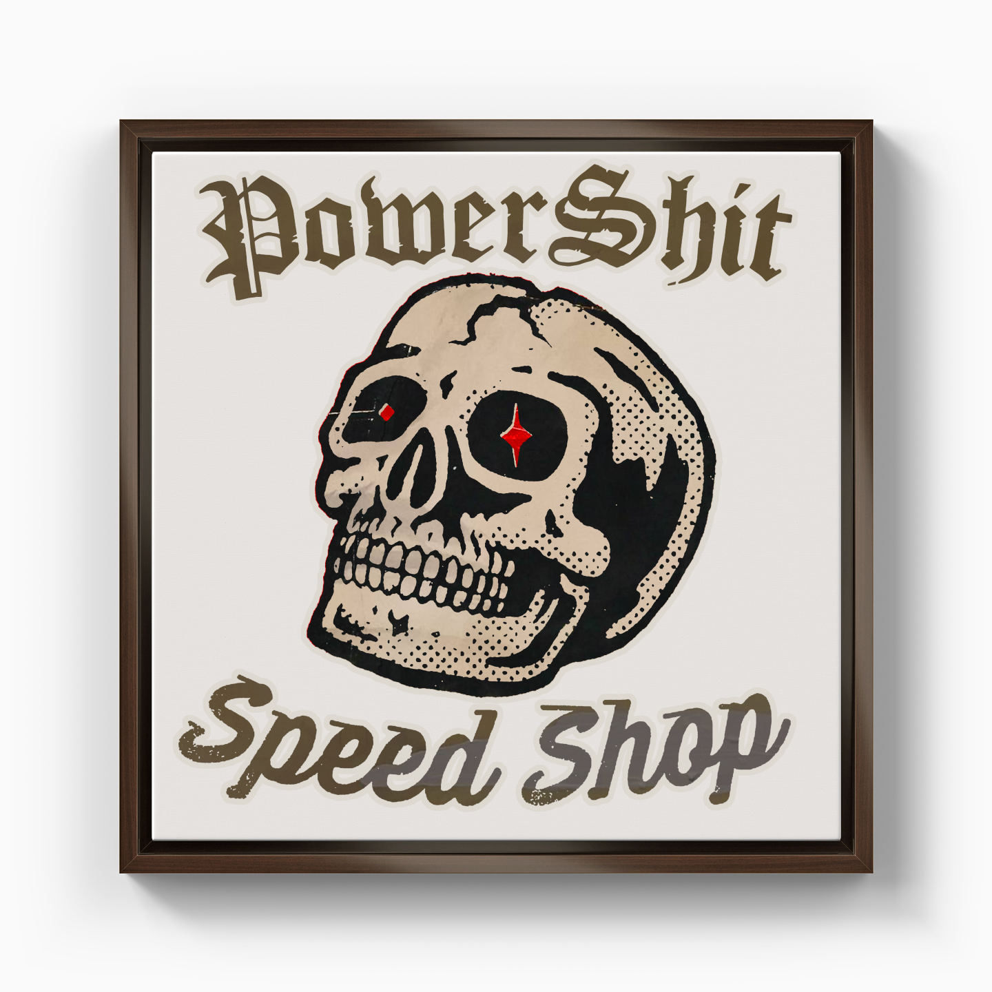 Power Shit Speed Shop - Kanvas Tablo