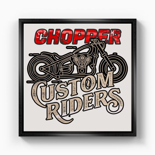 Chopper Custom Riders - Kanvas Tablo