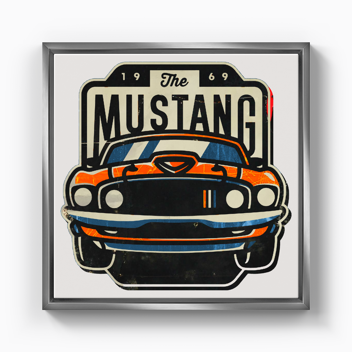 1969 Mustang - Kanvas Tablo