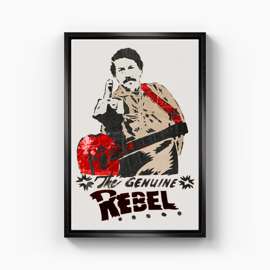 Fockin Genuine Rebel - Kanvas Tablo