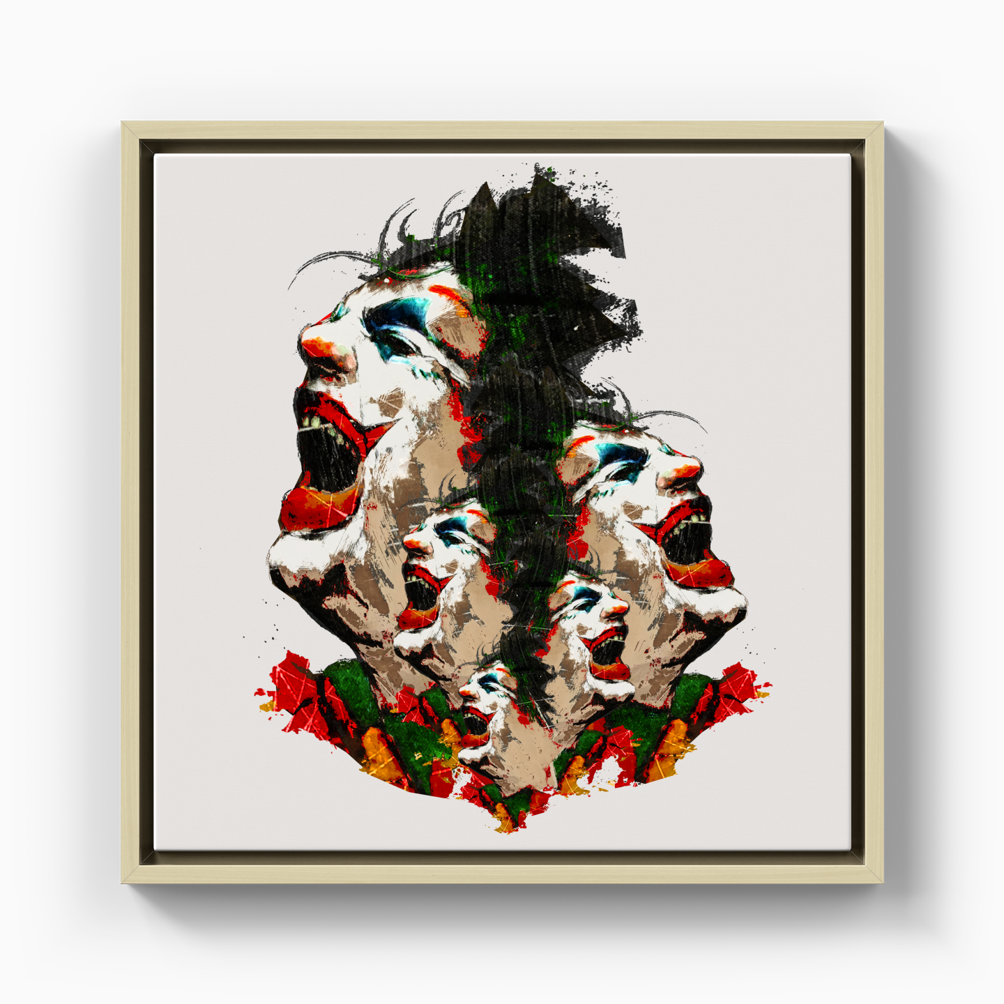 5 Jokers - Canvas Print