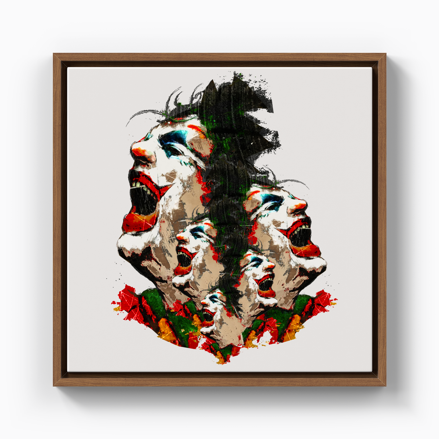 5 Jokers - Canvas Print