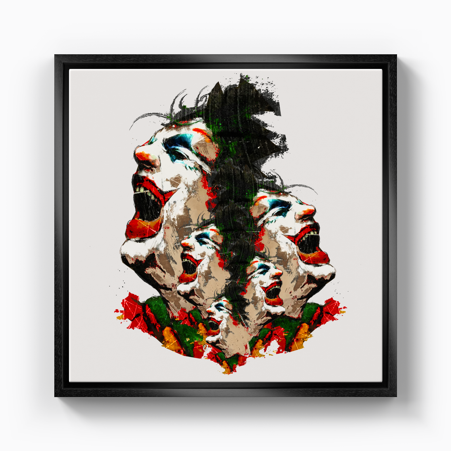 5 Jokers - Canvas Print