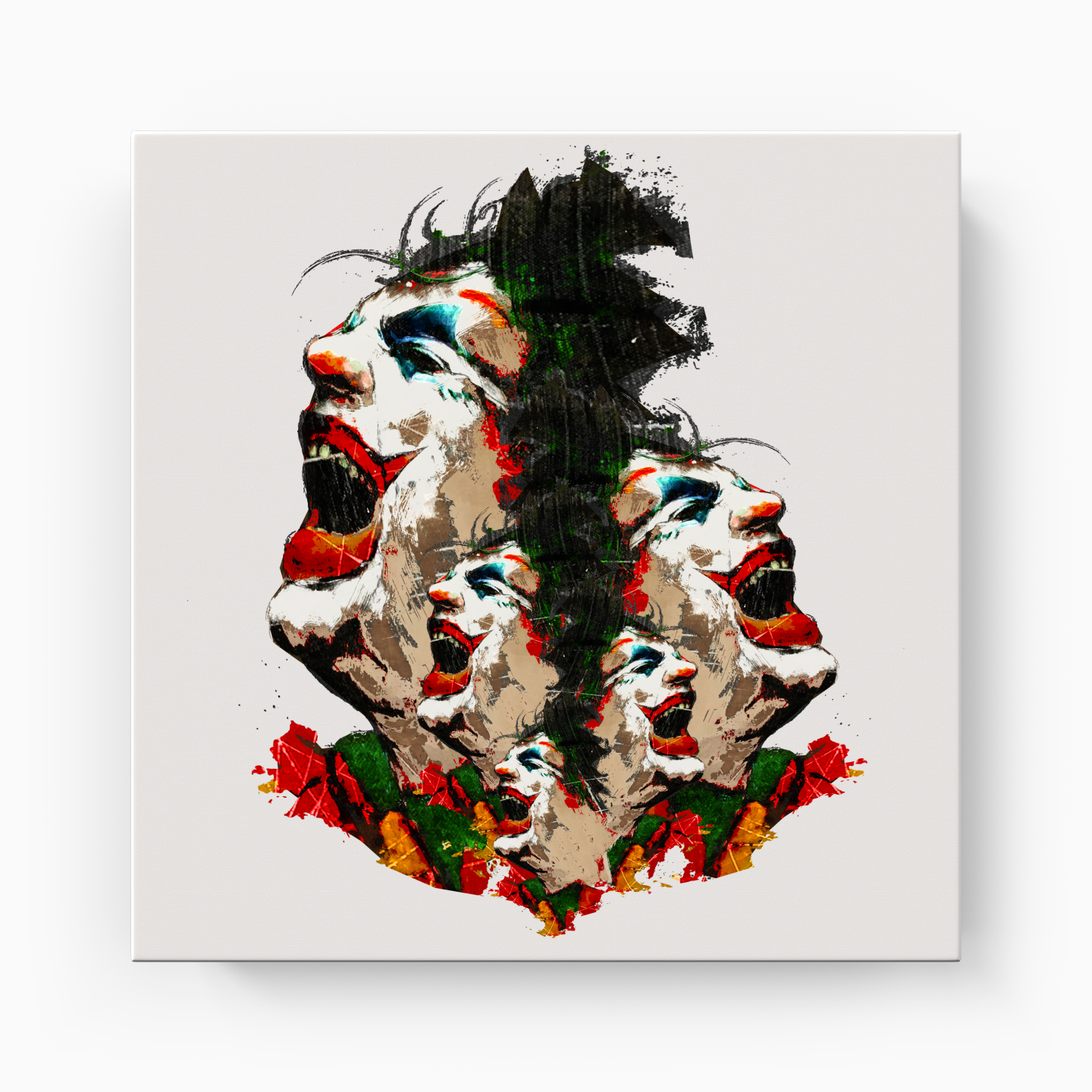 5 Jokers - Canvas Print