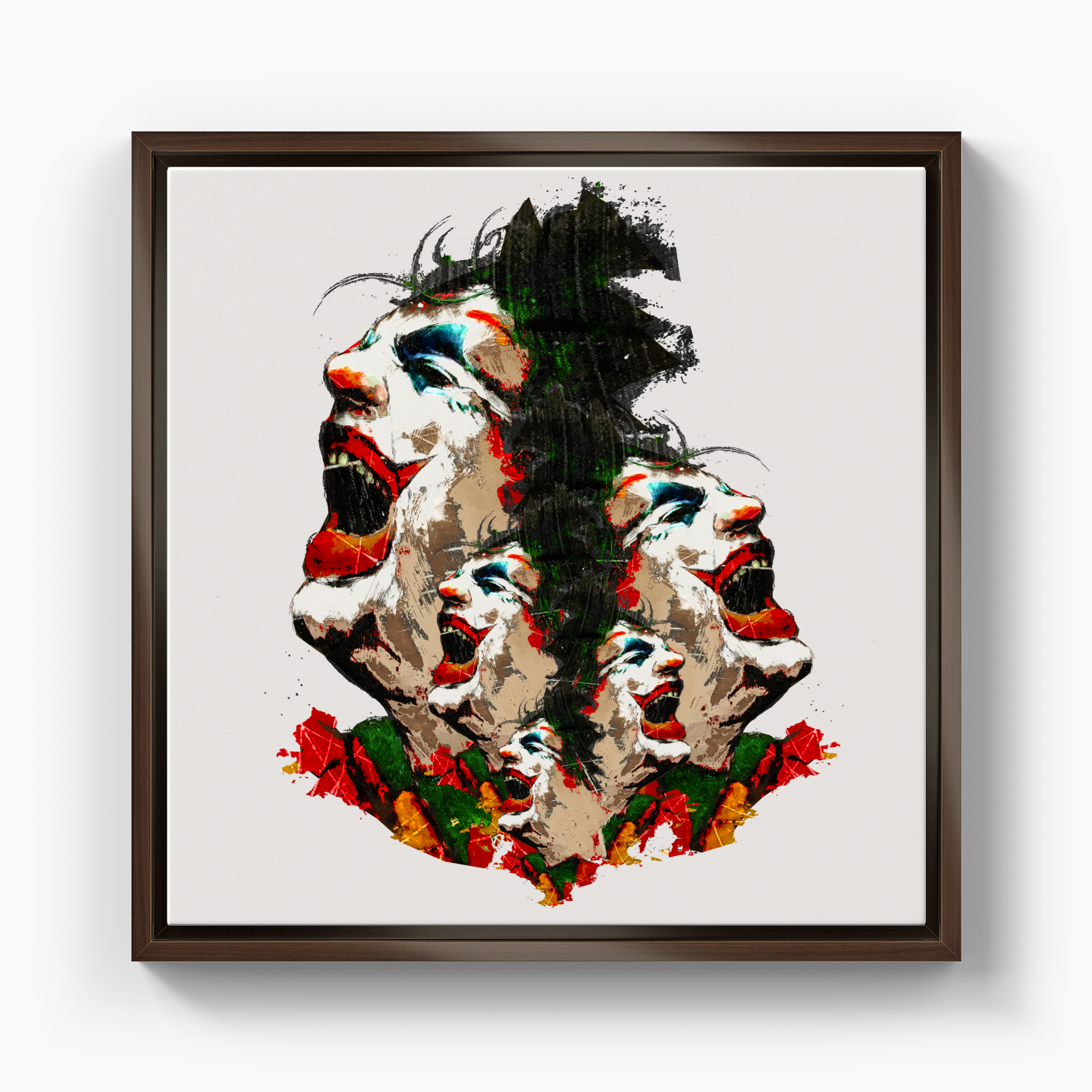 5 Jokers - Canvas Print