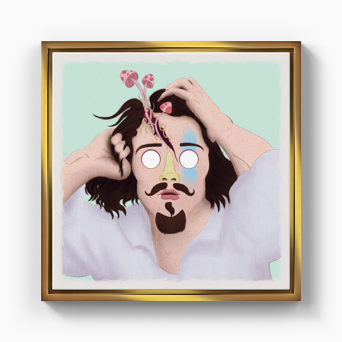 The Desperate Man. - Canvas Painting