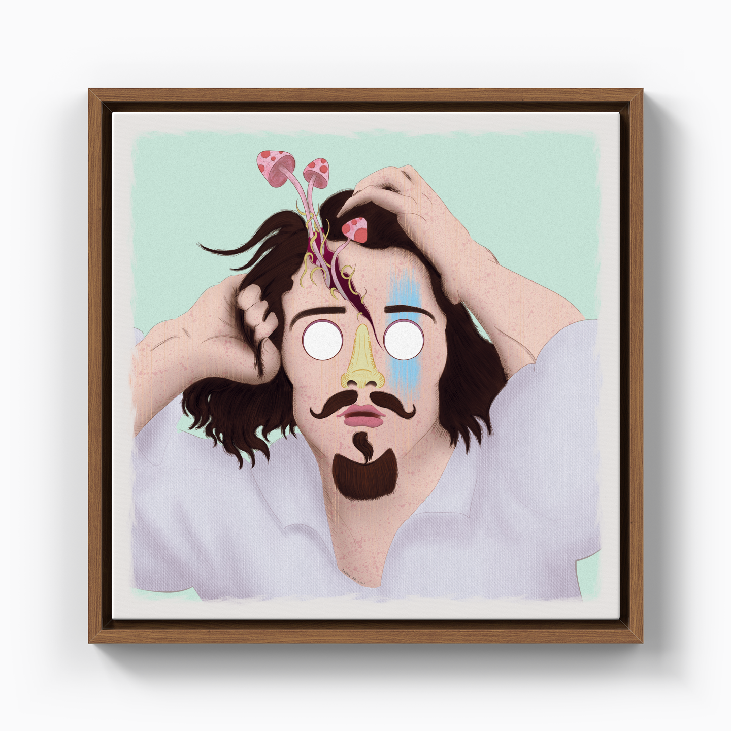 The Desperate Man. - Canvas Painting