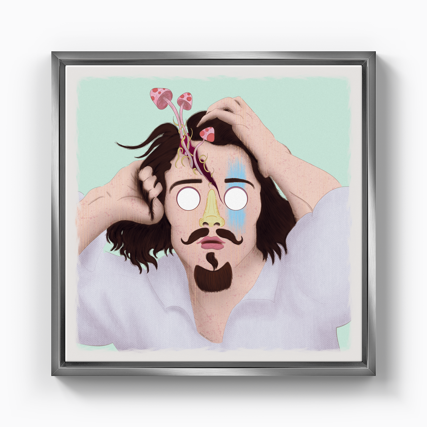 The Desperate Man. - Canvas Painting