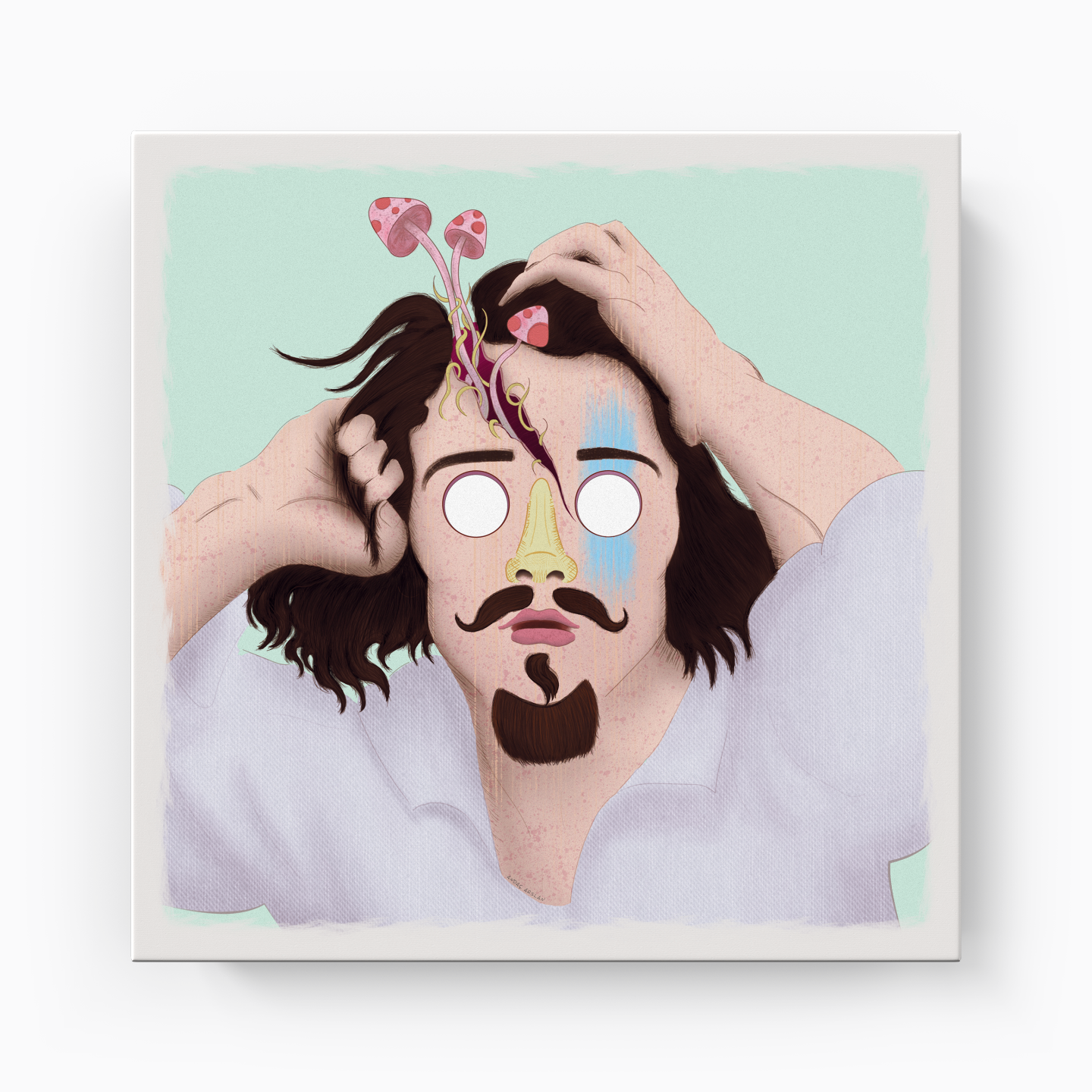 The Desperate Man. - Canvas Painting