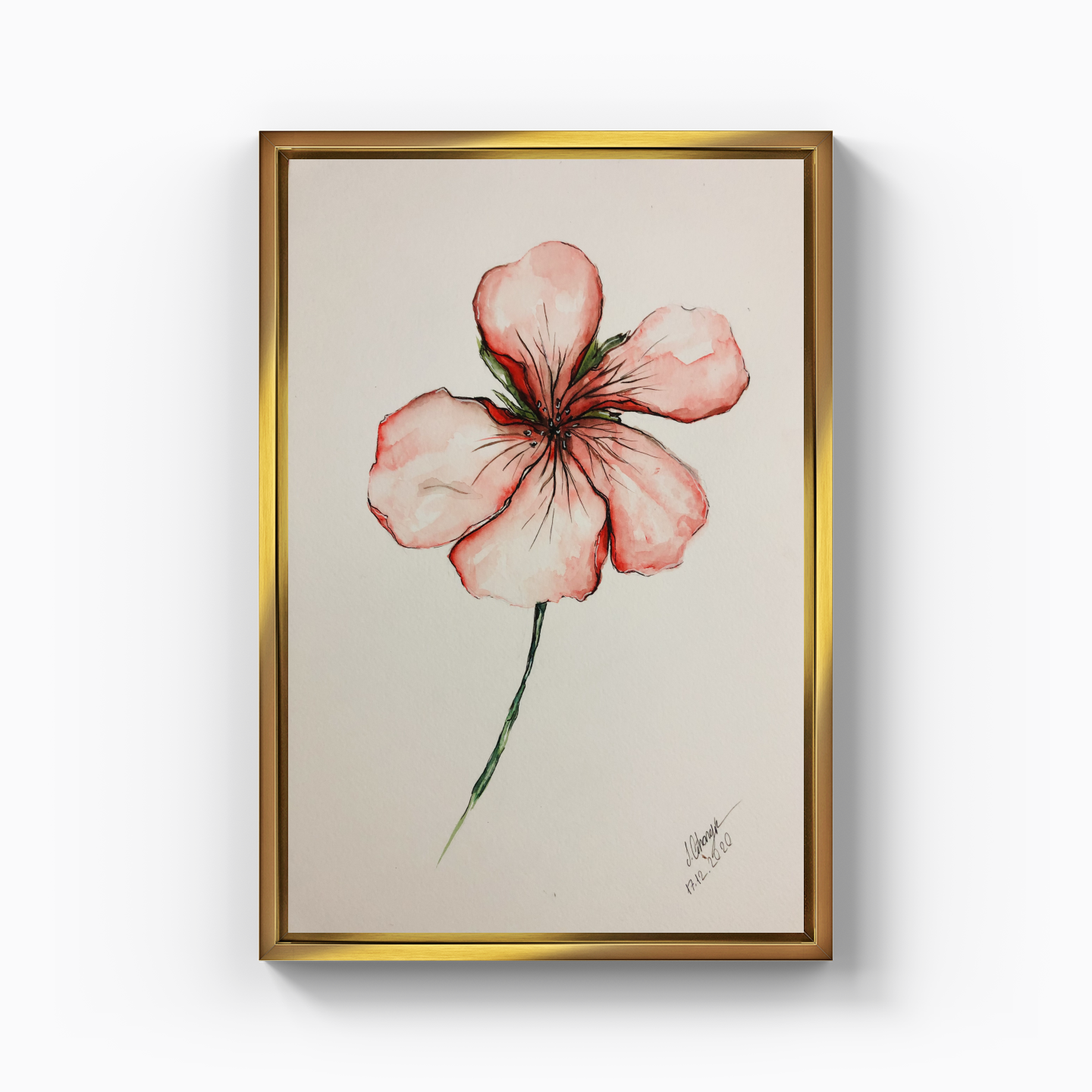 Çiçek - Kanvas Tablo