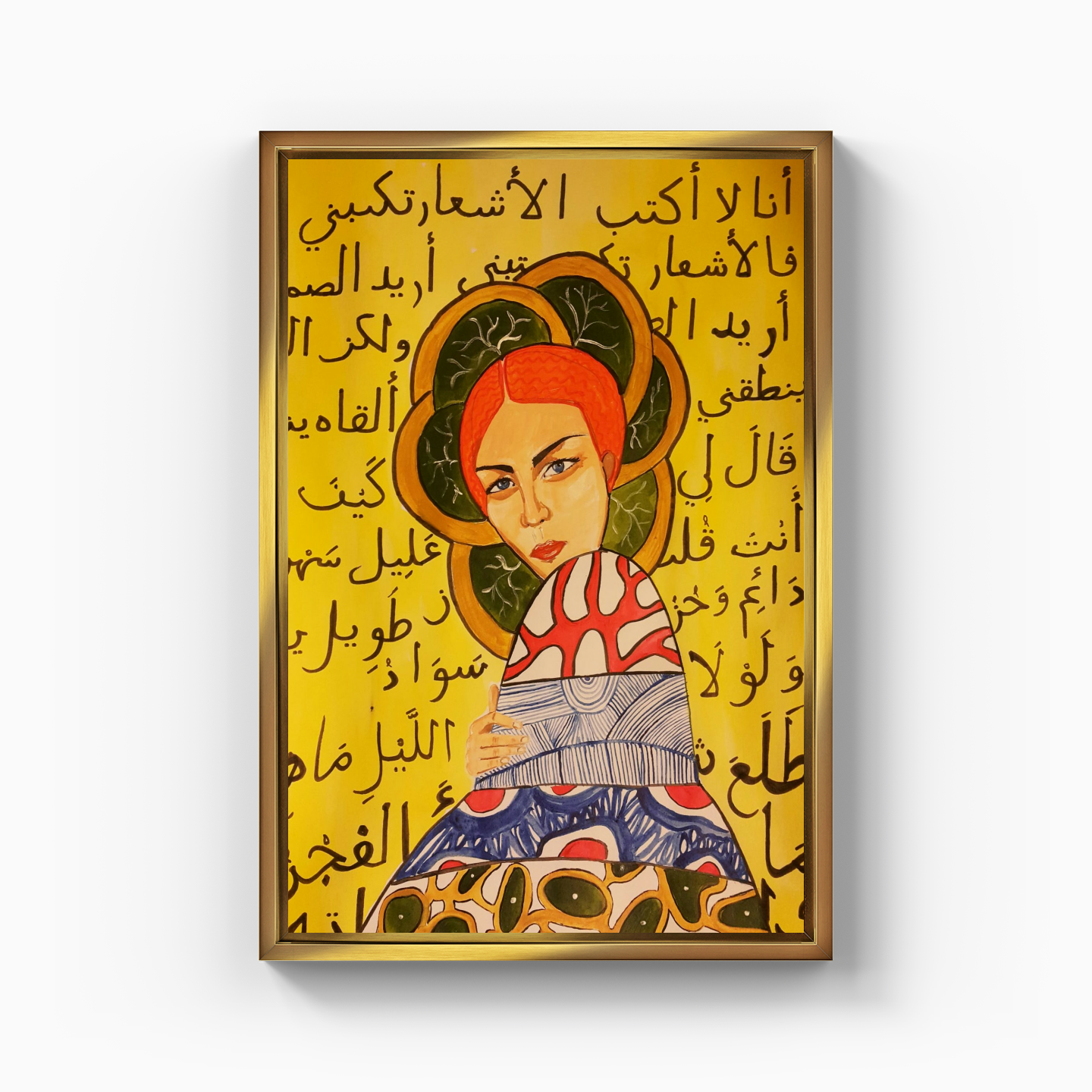 Incomprehensible woman - Canvas Painting