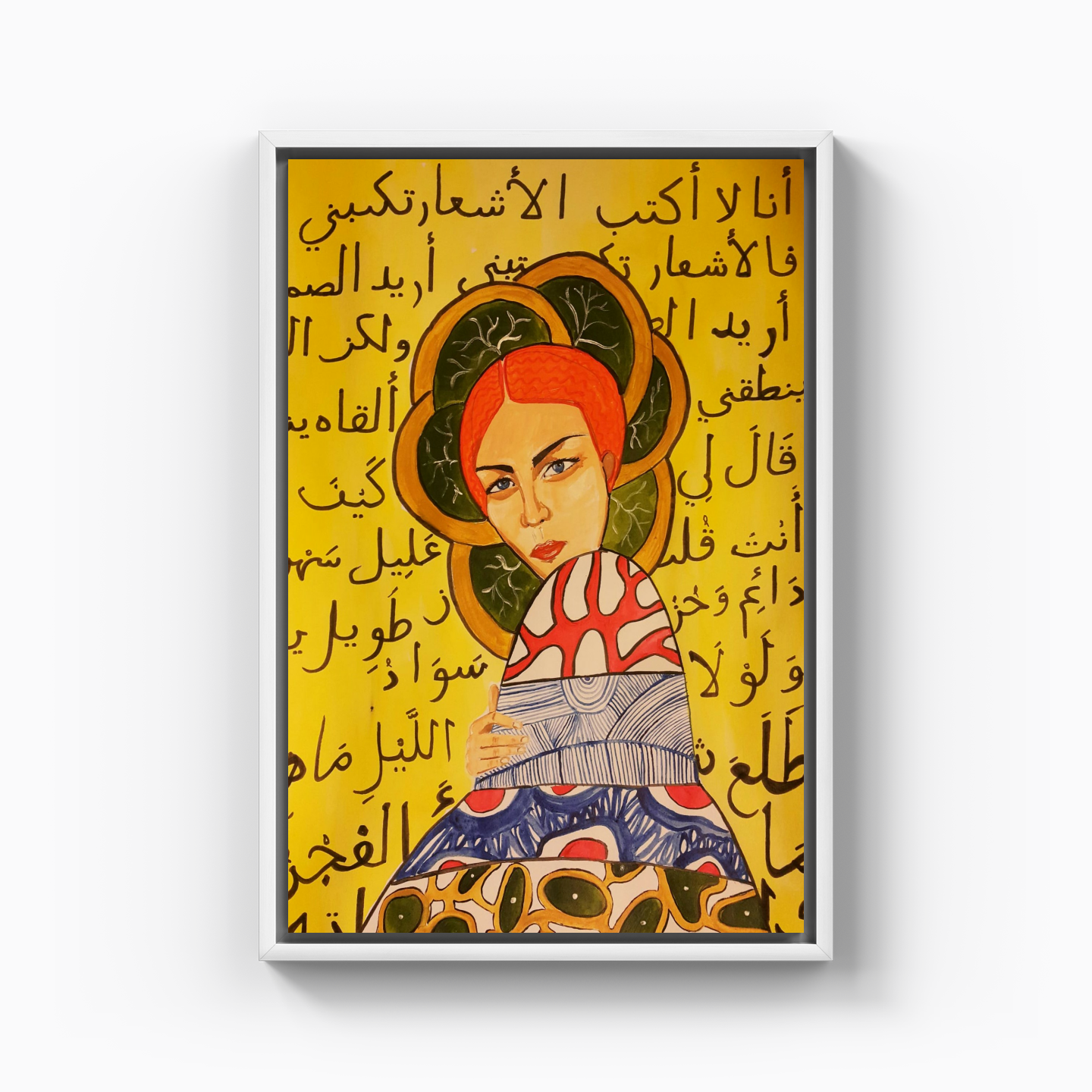 Incomprehensible woman - Canvas Painting