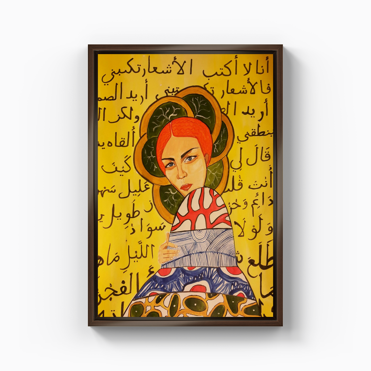 Incomprehensible woman - Canvas Painting