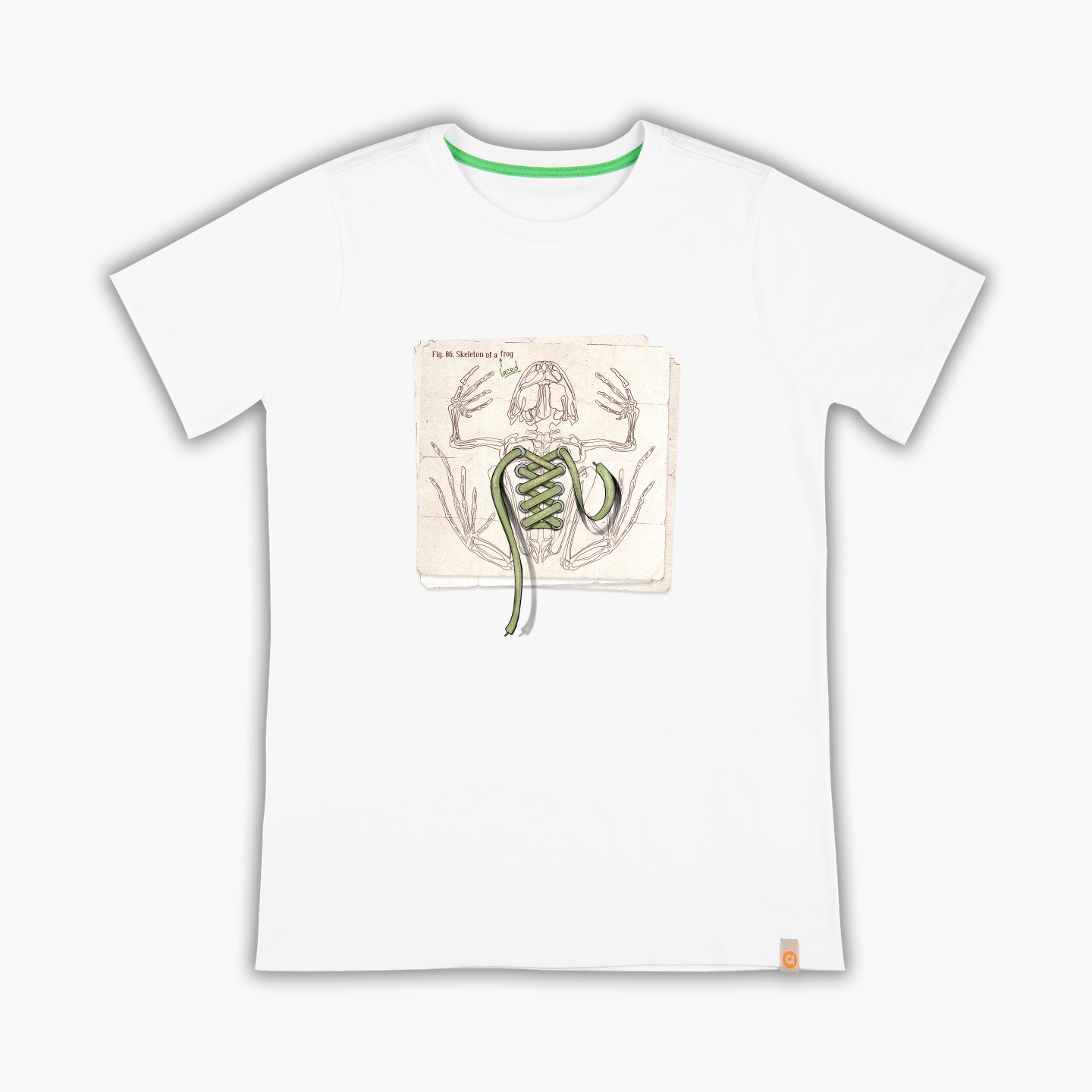 bağcıklı kurbağa - Tişört