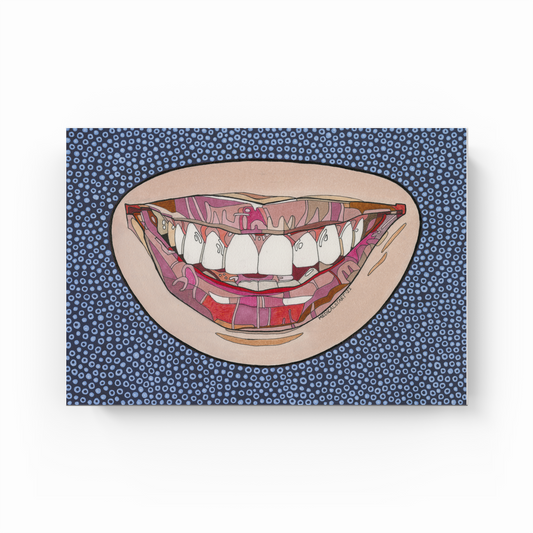 HOLLYWOOD SMILE - Canvas Print