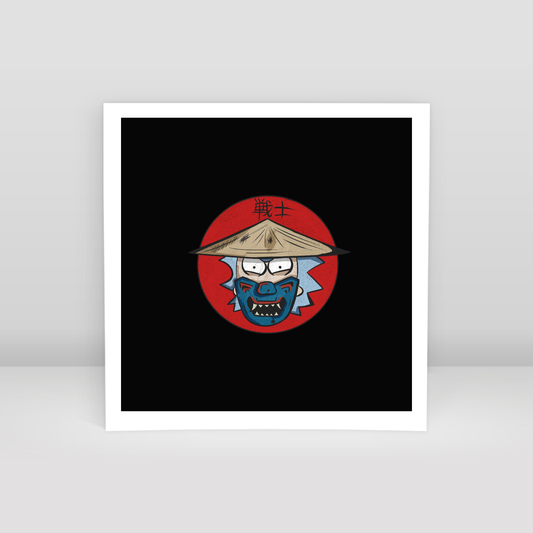samurai rick - Art Print