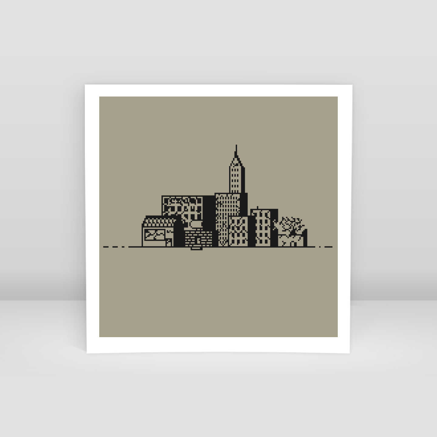 abandoned city - Art Print